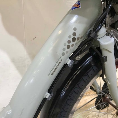 ブリヂストン アンジェリーノ プティット e グレー 20インチ KU004【中古車】