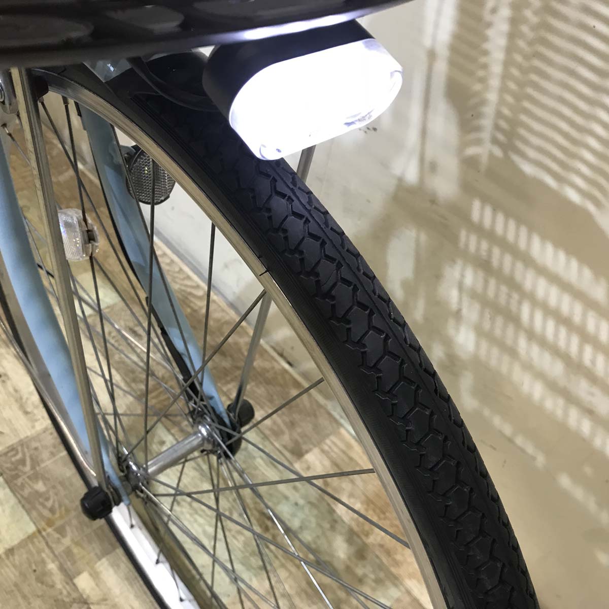 中古電動自転車 ブリヂストン アシスタ ファイン ブルー 26インチ KD055