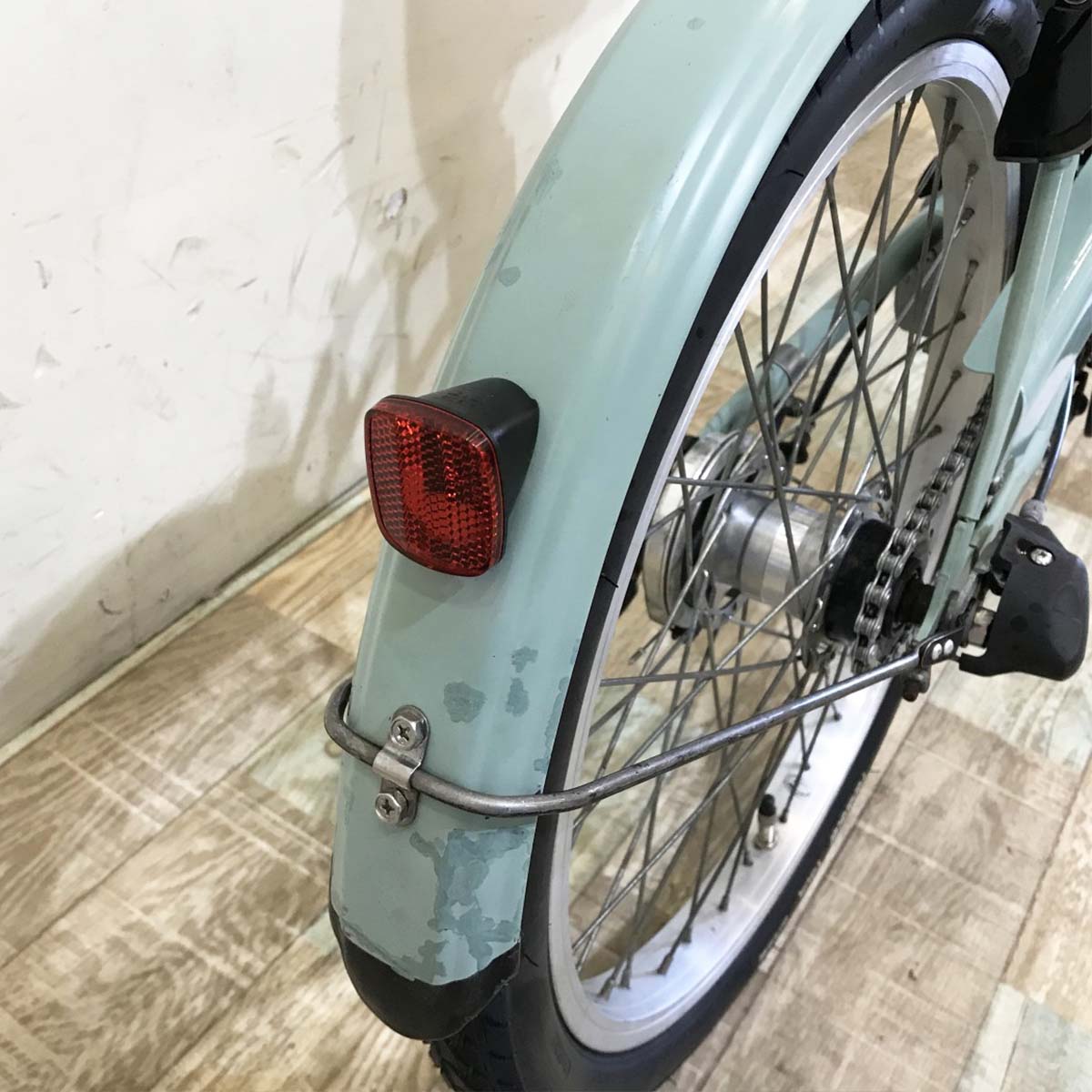 中古電動自転車 パナソニック グリッター グリーン 20インチ KI006