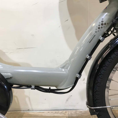 ブリヂストン アンジェリーノ プティット e グレー 20インチ KU004【中古車】