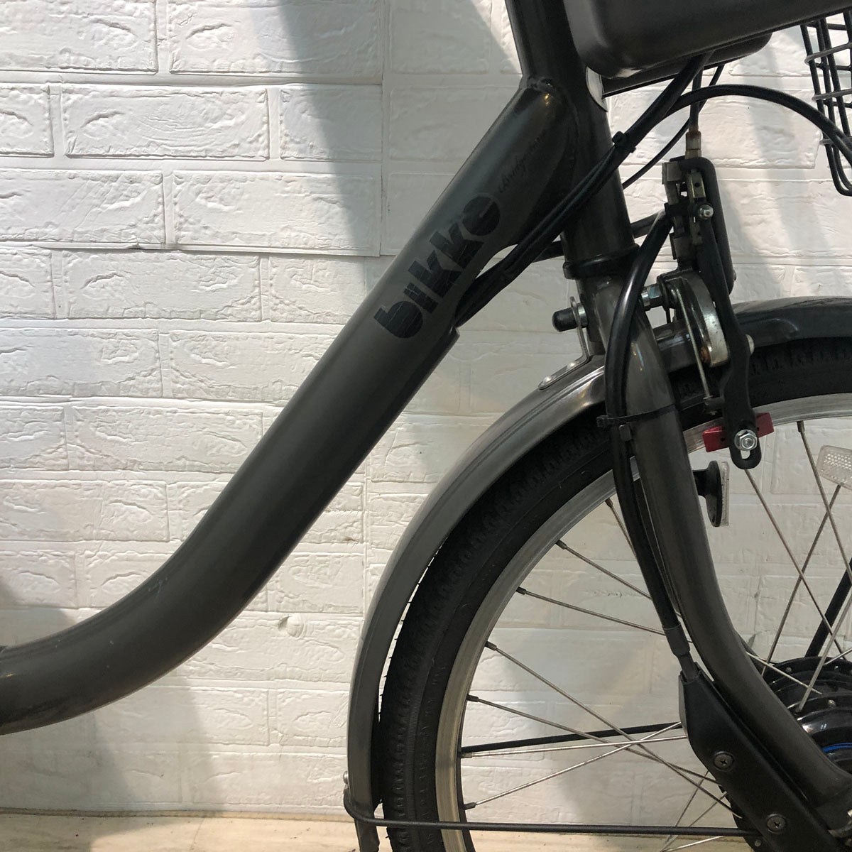 ブリヂストン bikke MOB dd ビッケ モブ dd グレー 前24×後20インチ YX015 【中古車】