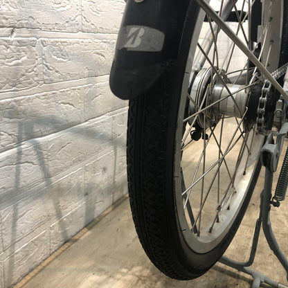 ブリヂストン アシスタ ユニ プレミア シルバー 20インチ YE092 【中古車】