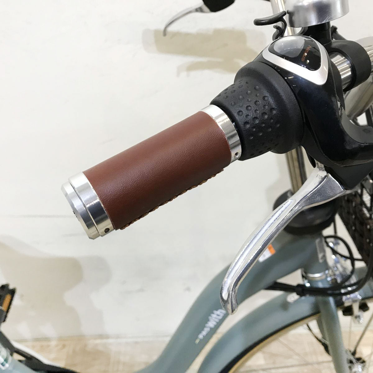 中古電動自転車 ヤマハ PAS ウィズ カーキ 26インチ KI008