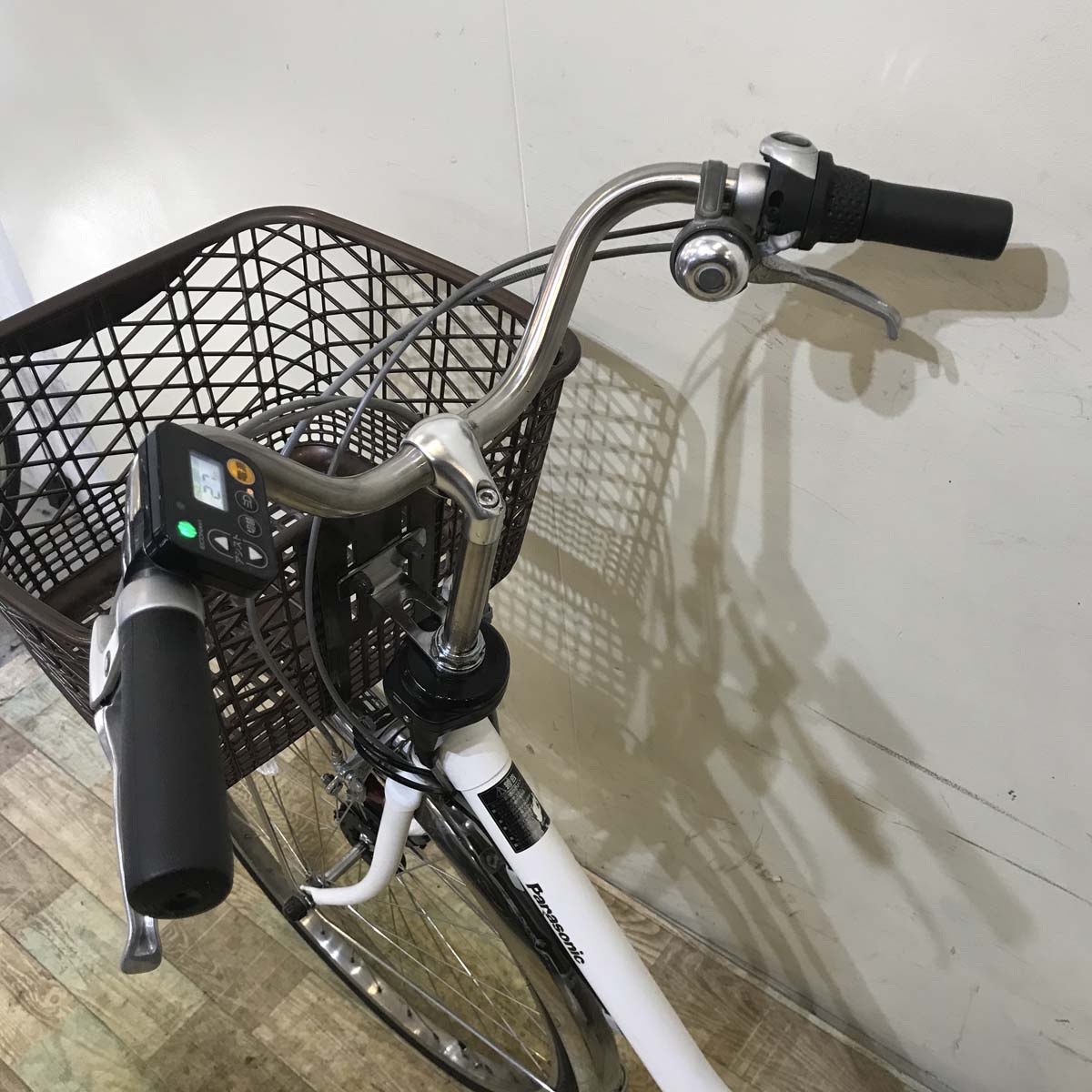 中古電動自転車 パナソニック ビビ DX ホワイト 26インチ KD058 