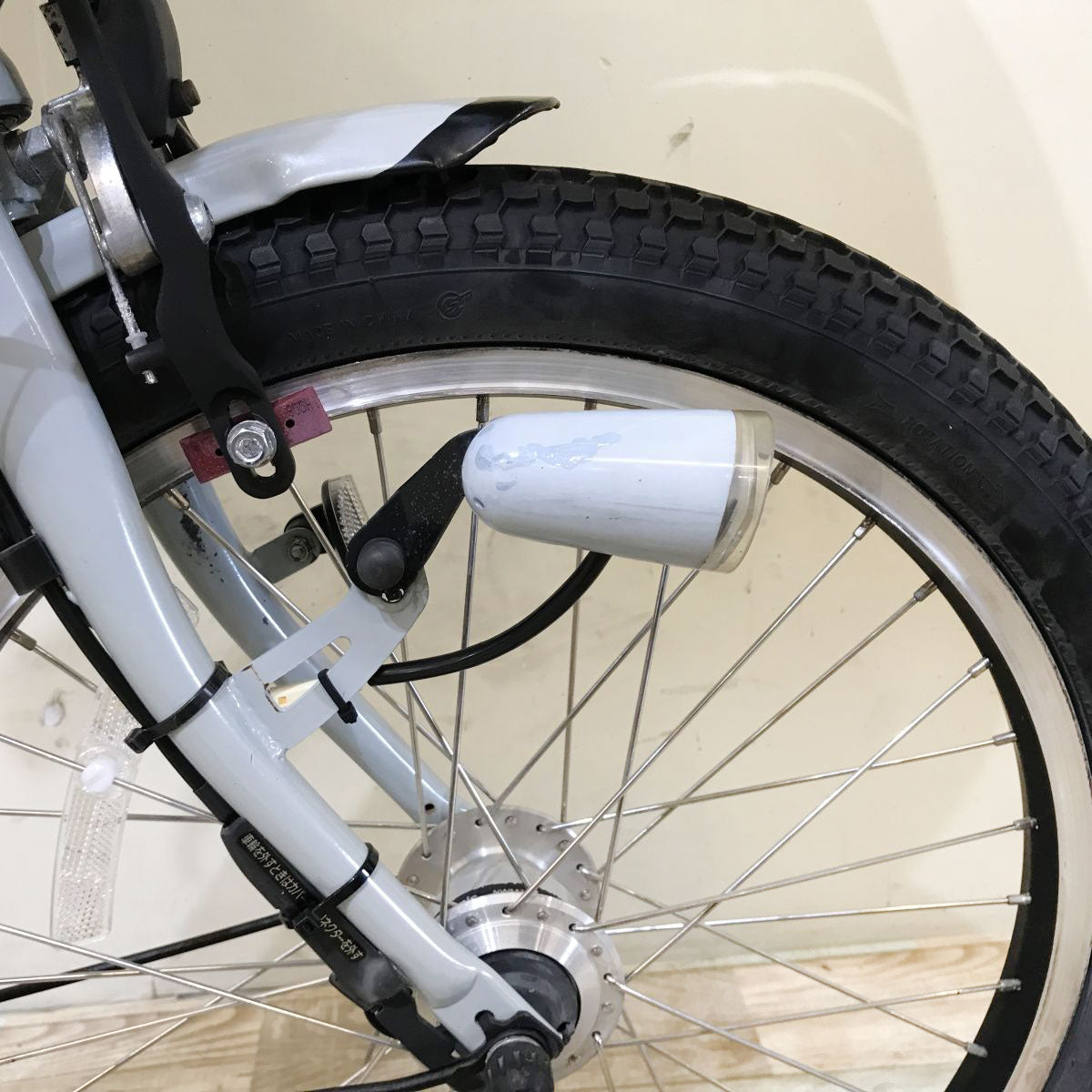 ブリヂストン ビッケ ポーラーe グレー 20インチ KI009 【中古車】