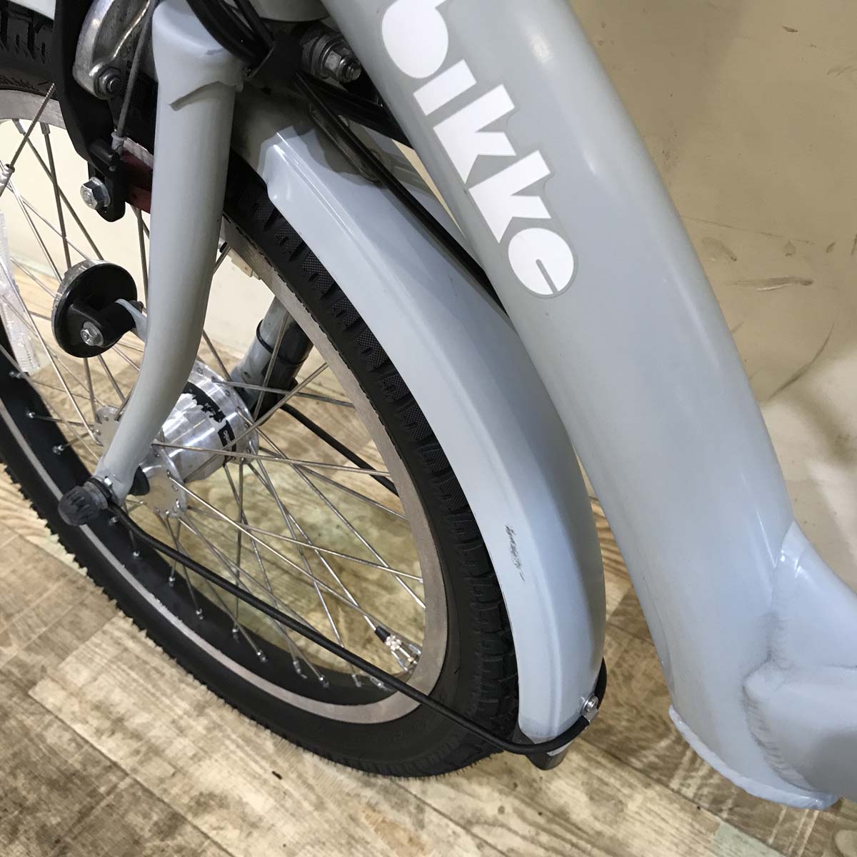 ブリヂストン bikke POLAR e ビッケ ポーラー イー グレー 20インチ KU006 【中古車】