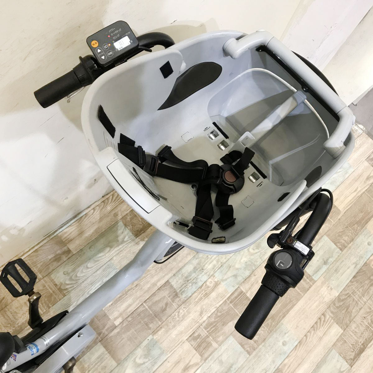 中古電動自転車 ブリヂストン ビッケ ポーラーe グレー 20インチ KI009