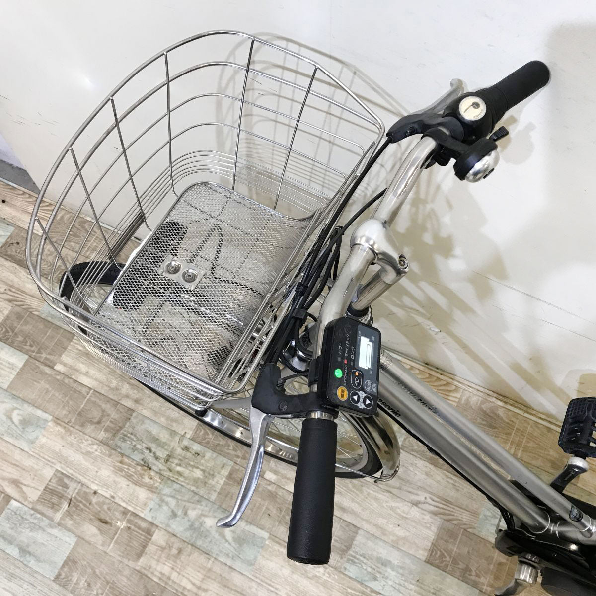 中古電動自転車 パナソニック ビビDX シティ シルバー 27インチ KI010