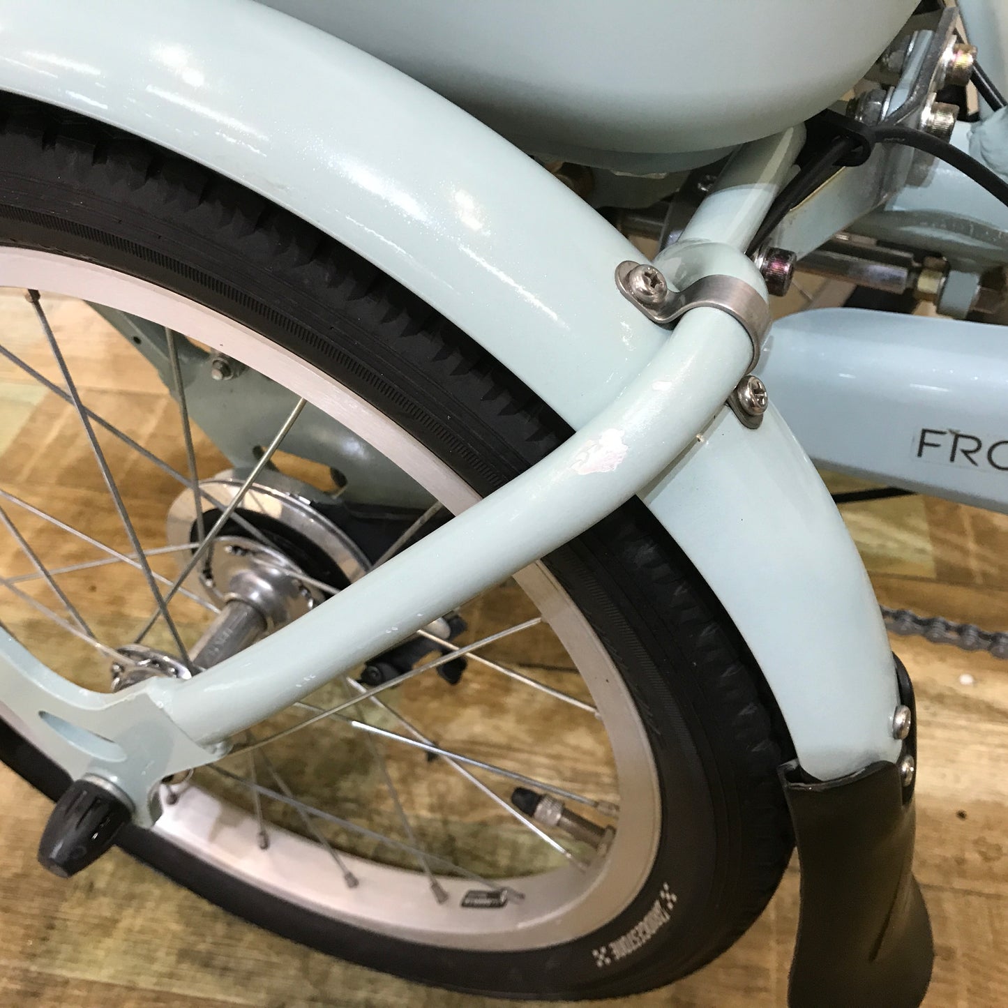 ブリヂストン フロンティア ラクット ワゴン ブルー 前20×後16インチ KP047 【中古車】