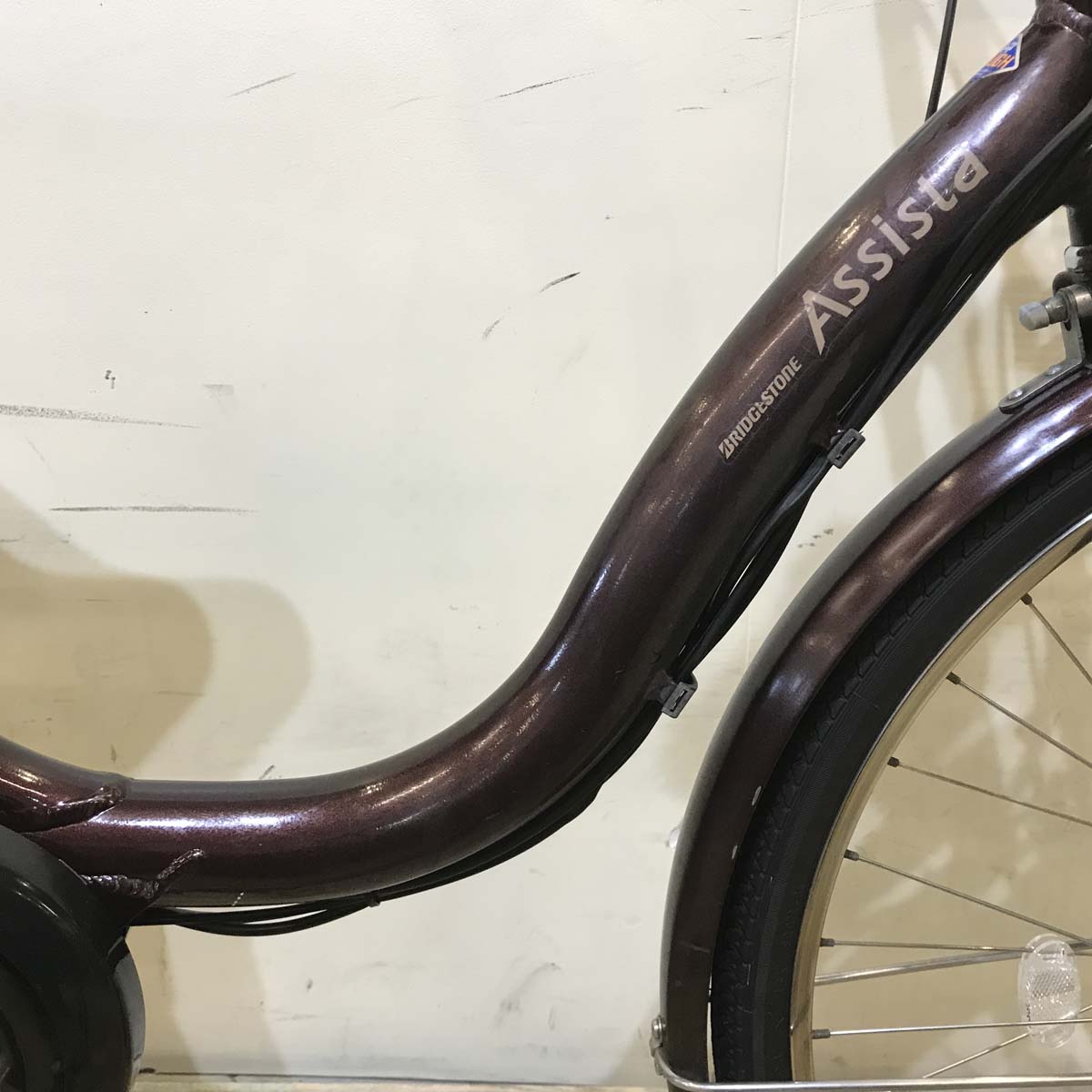 ブリヂストン アシスタ ベーシック ブラウン 24インチ KD064 【中古車】
