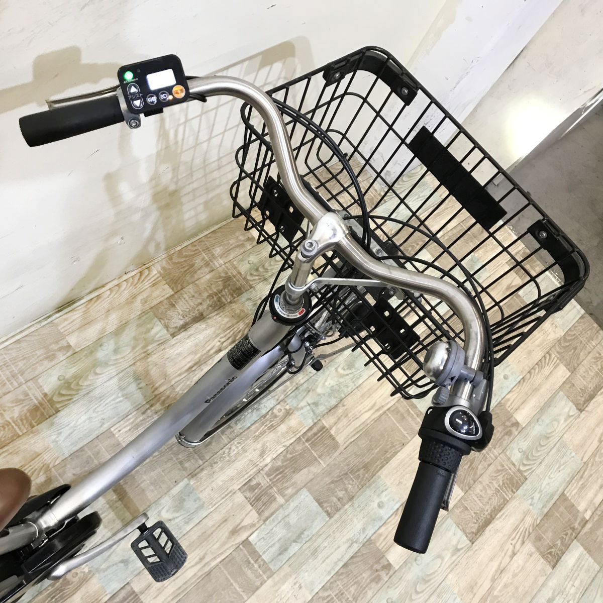 中古電動自転車 パナソニック パートナーU シルバー 24インチ KI013