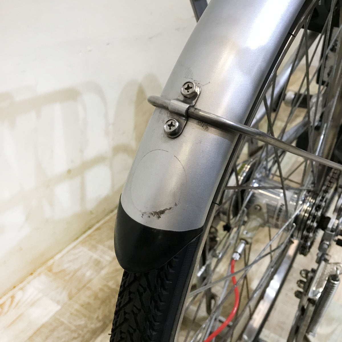 中古電動自転車 パナソニック パートナーU シルバー 24インチ KI013