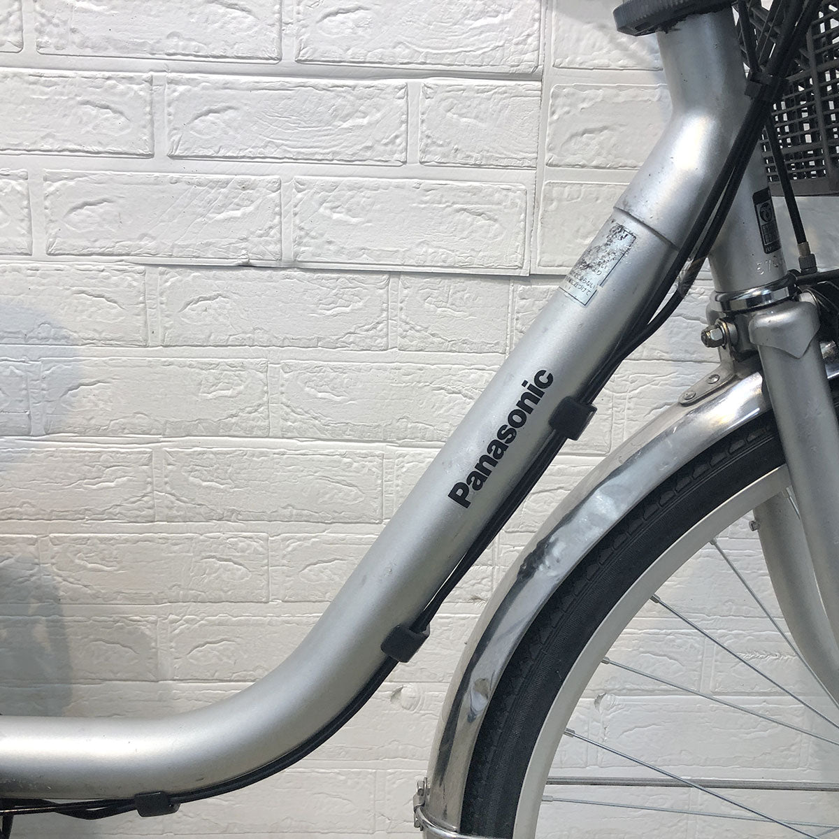 中古電動自転車 パナソニック ビビ TX シルバー 24インチ YE099