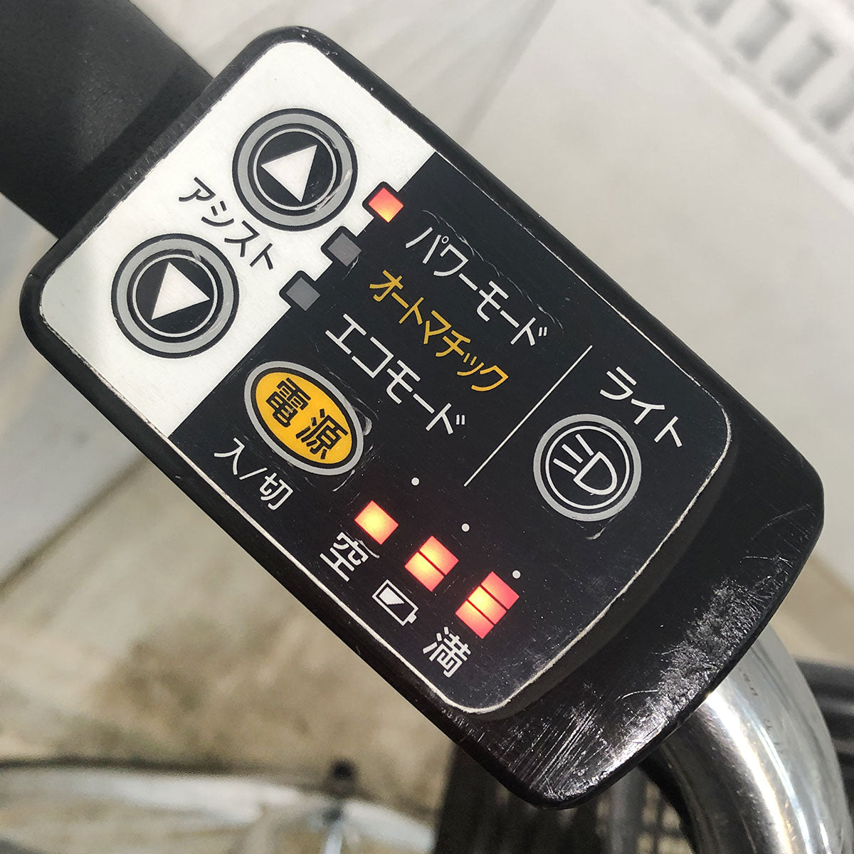 中古電動自転車 パナソニック ビビ TX シルバー 24インチ YE099