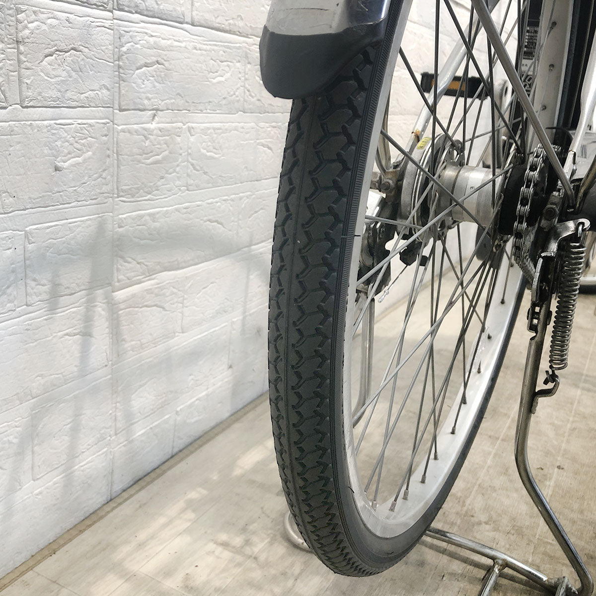 中古電動自転車 パナソニック ビビ TX シルバー 24インチ YE099