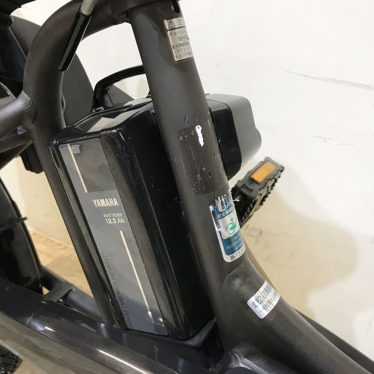 中古電動自転車 ヤマハ PAS キッスミニXL カーキ 20インチ KI014