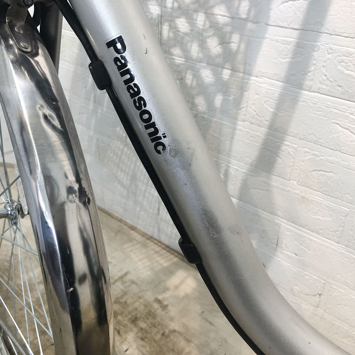 中古電動自転車 パナソニック ビビ TX シルバー 24インチ YE099
