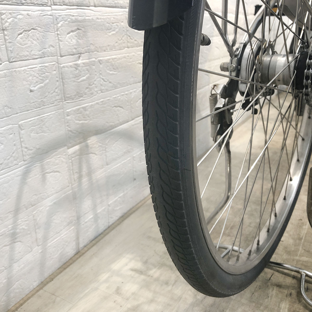 中古電動自転車 ヤマハ PAS ナチュラ L シルバー 26インチ YE100