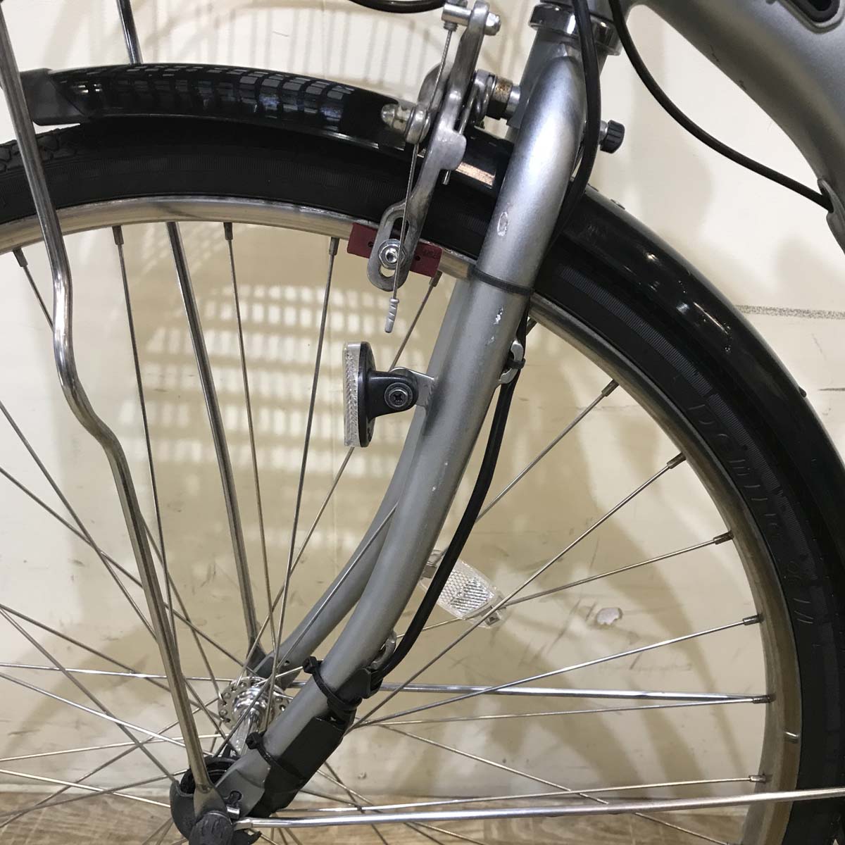 中古電動自転車 ヤマハ PAS With パス ウィズ シルバー 26インチ KD065