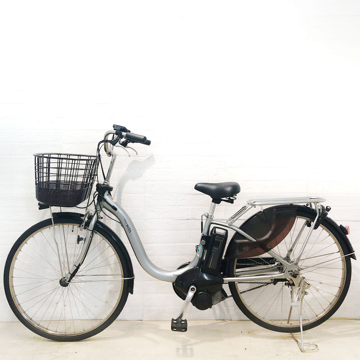 ヤマハ PAS With パス ウィズ シルバー 26インチ YX025 【中古車】