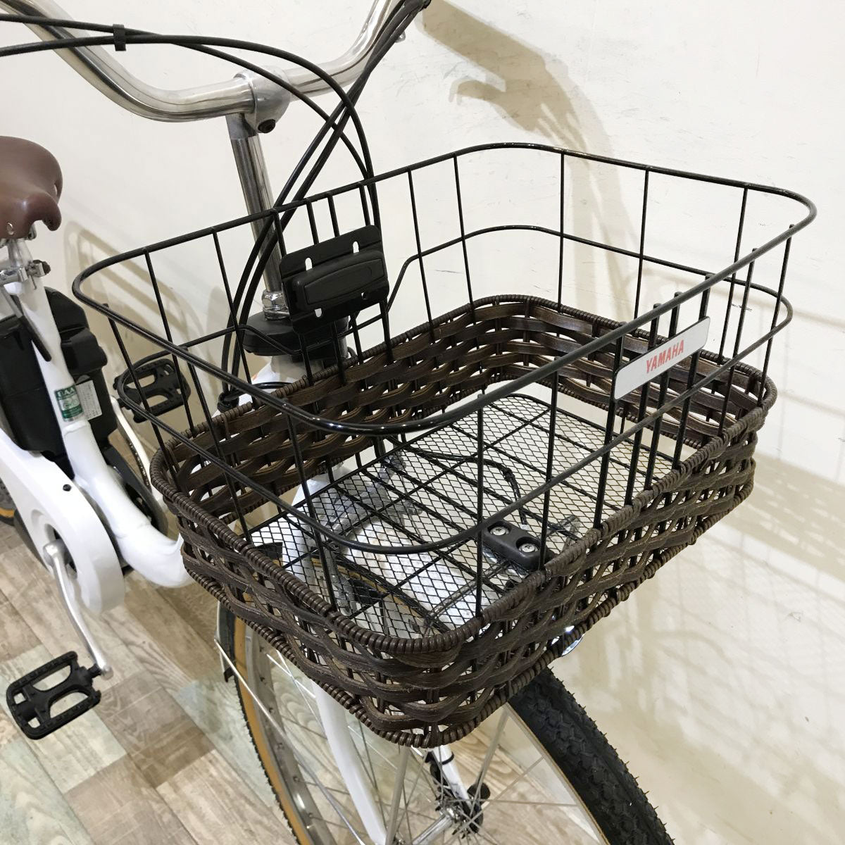 中古電動自転車 ヤマハ PAS ウィズDX ホワイト 26インチ KI015