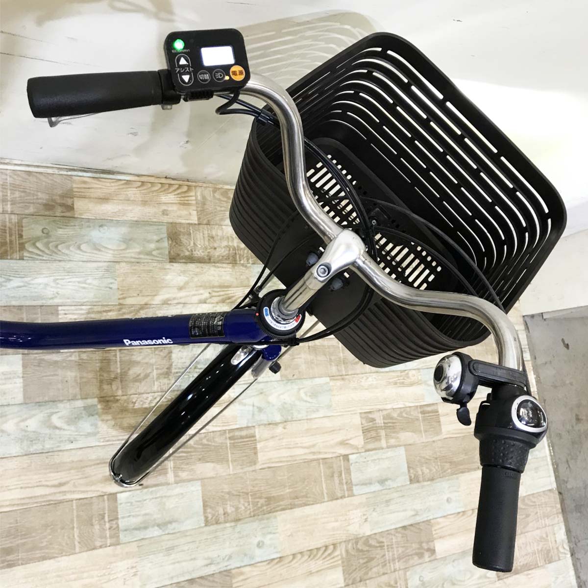 中古電動自転車 パナソニック ビビYX ネイビー 26インチ KI016