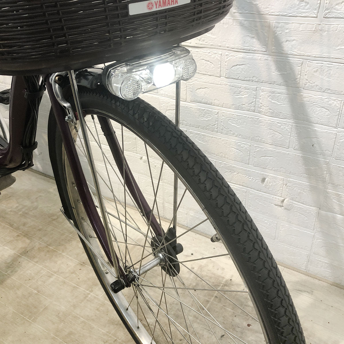 中古電動自転車 ヤマハ PAS ナチュラ L DX パープル 26インチ YE102