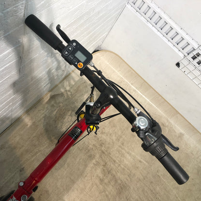折りたたみ パナソニック オフタイム レッド × イエロー 前18×後20インチ YN058 【中古車】