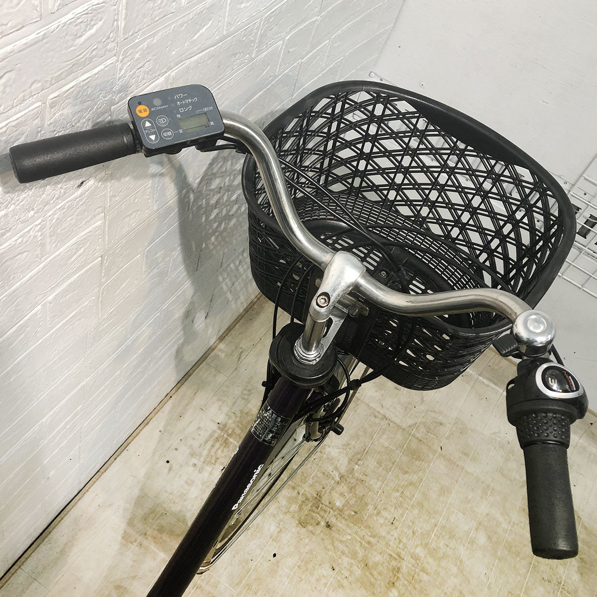 中古電動自転車 パナソニック ビビ DX パープル 26インチ YE103