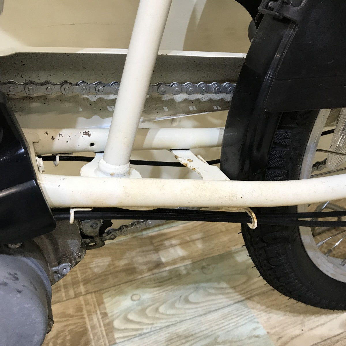 中古電動自転車 パナソニック ギュットミニDX ホワイト 20インチ KI017