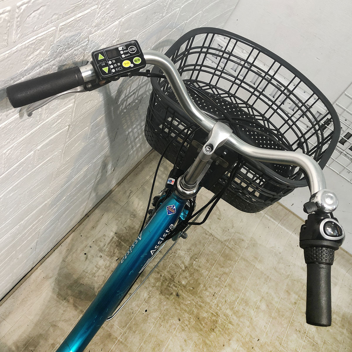 中古電動自転車 ブリヂストン アシスタ ファイン ブルー 26インチ YE104