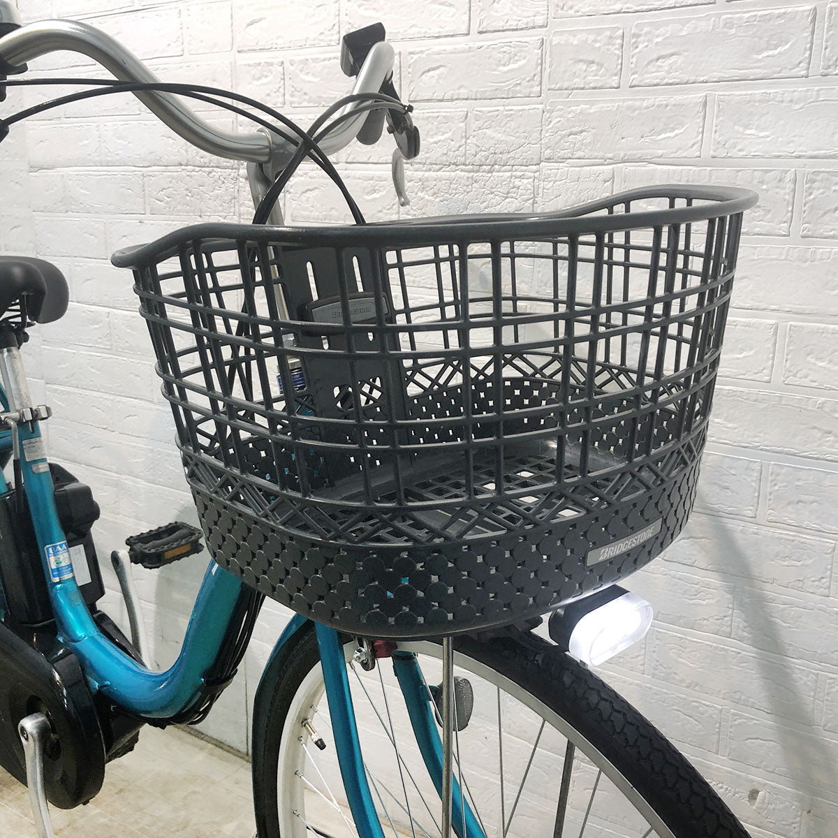 中古電動自転車 ブリヂストン アシスタ ファイン ブルー 26インチ YE104