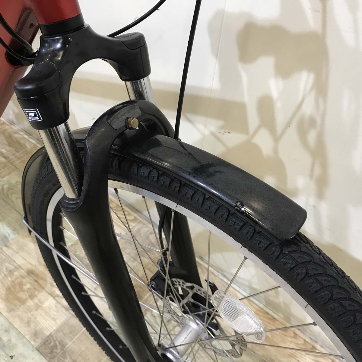 ヤマハ PAS Brace XL パス ブレイス XL レッド 26インチ KU017 【中古車】
