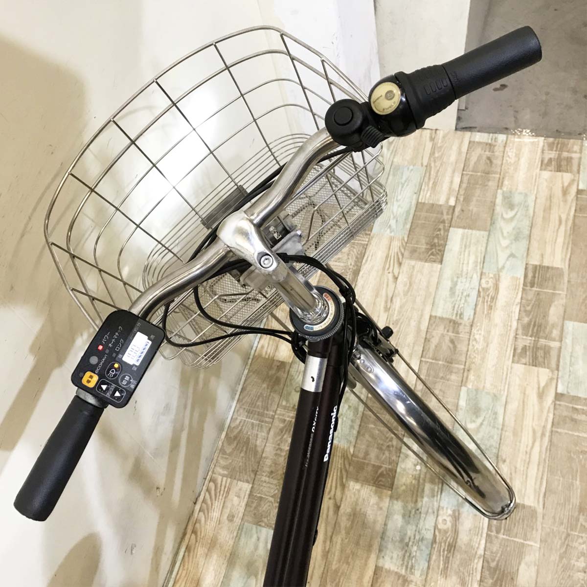 中古電動自転車 パナソニック ビビDXシティ ブラウン 27インチ KI018
