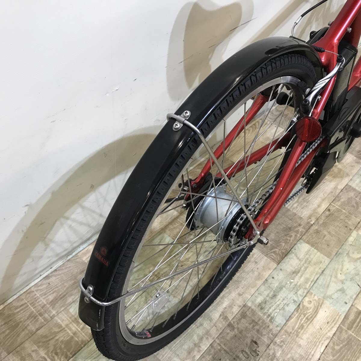 ヤマハ PAS Brace XL パス ブレイス XL レッド 26インチ KU017 【中古