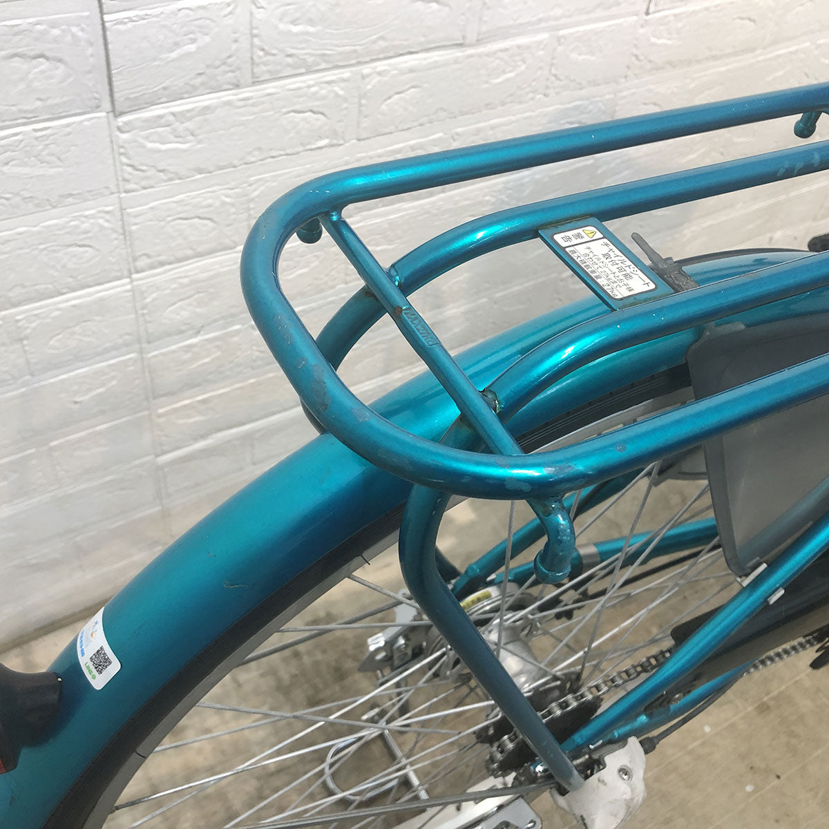 中古電動自転車 ブリヂストン アシスタ ファイン ブルー 26インチ YE104