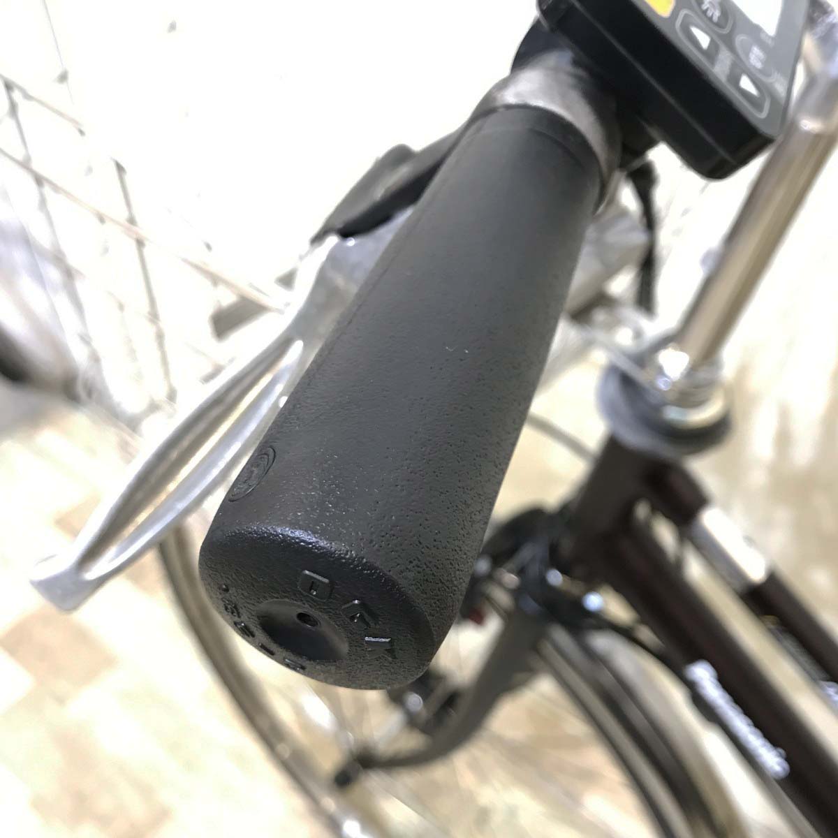 中古電動自転車 パナソニック ビビDXシティ ブラウン 27インチ KI018