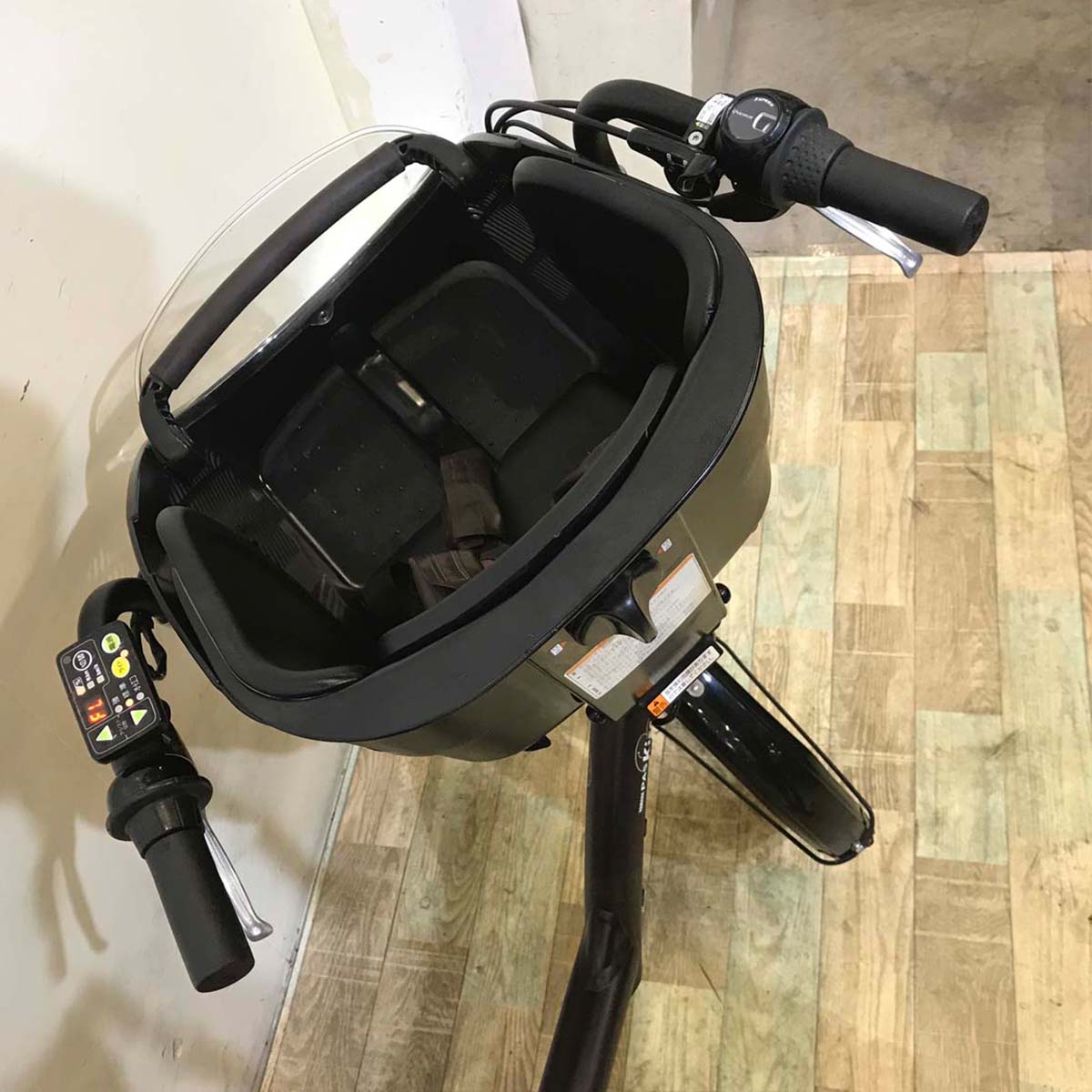 中古電動自転車 ヤマハ PAS Kiss mini パス キッス ミニ ブラウン 20インチ KD070