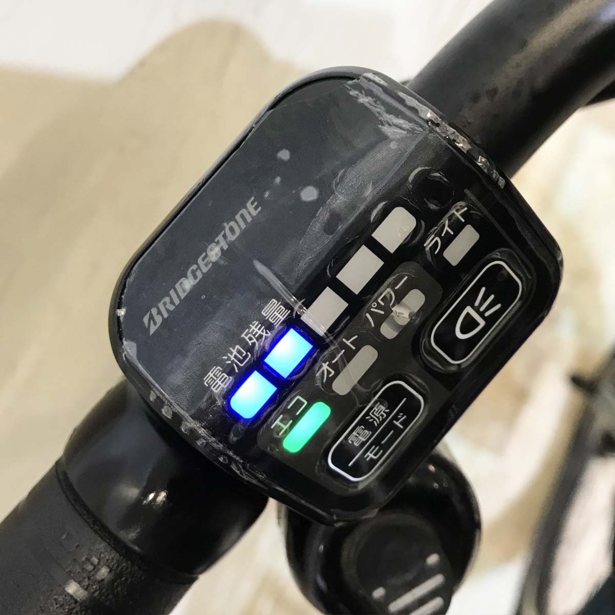 中古電動自転車 ブリヂストン ビッケGRI グリーン 24×20インチ KI019