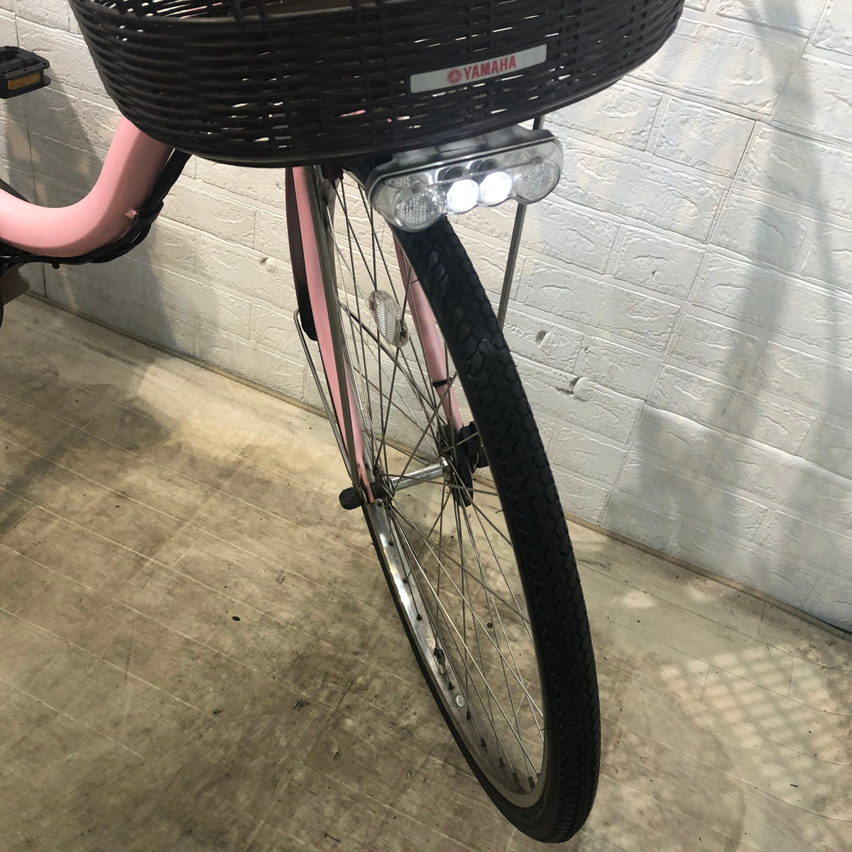 中古電動自転車 ヤマハ PAS ナチュラ L DX ピンク 26インチ YE106