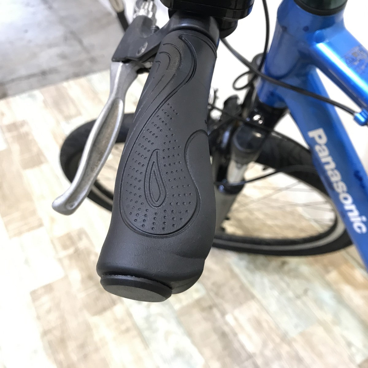 中古電動自転車 パナソニック ハリヤ ブルー 26インチ KI020