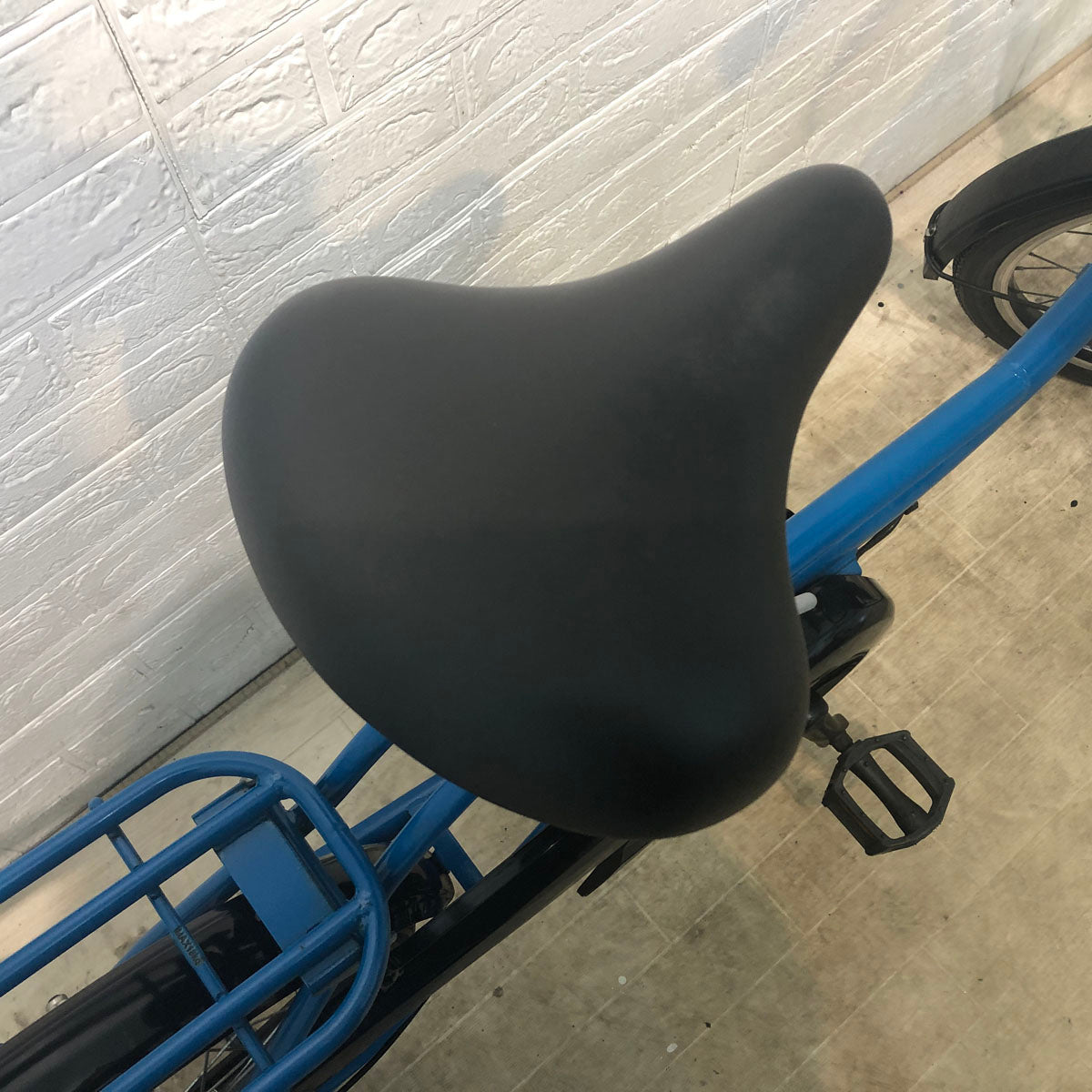 中古電動自転車 ブリヂストン アシスタ ファイン ミニ ブルー 前20×後18インチ YE107