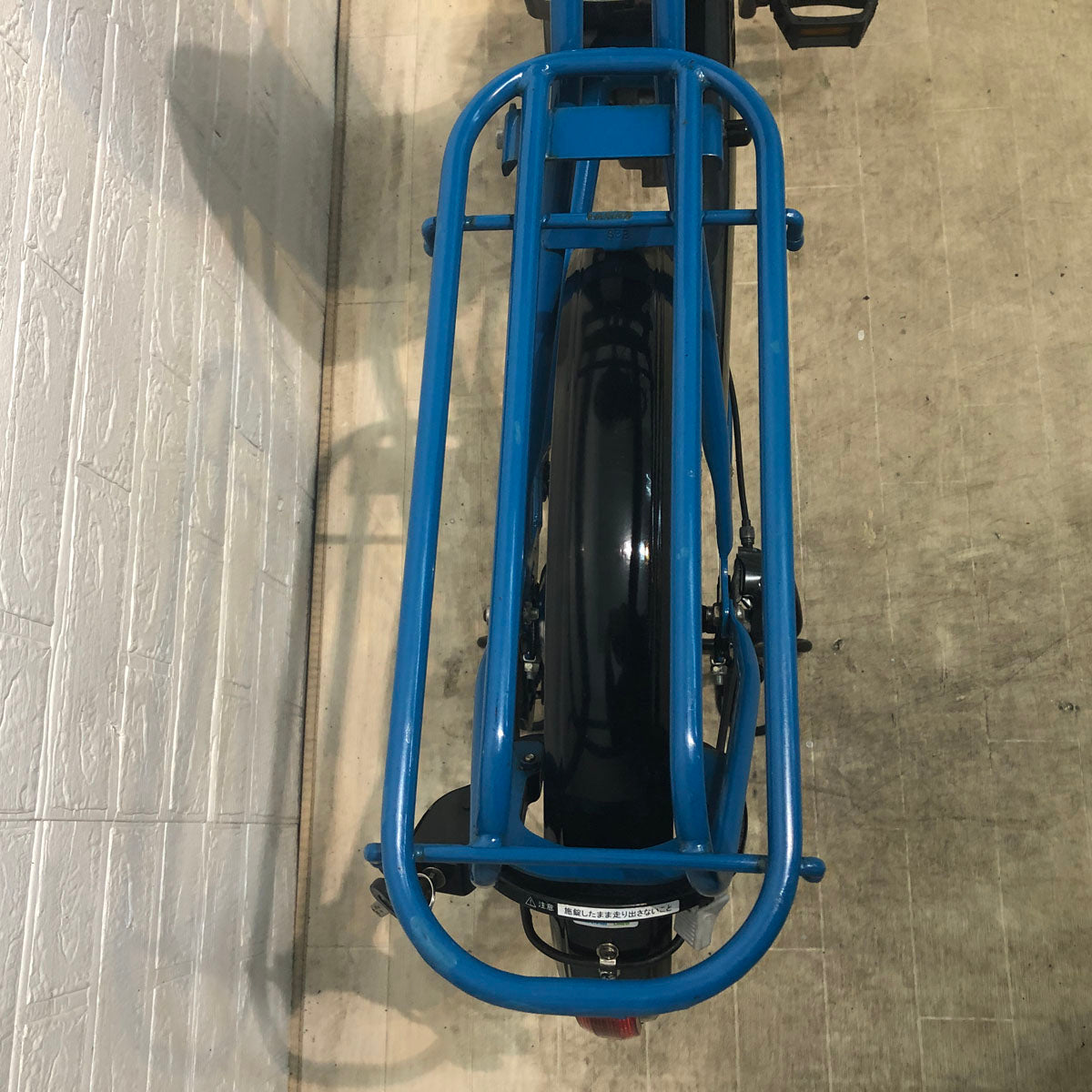 中古電動自転車 ブリヂストン アシスタ ファイン ミニ ブルー 前20×後18インチ YE107