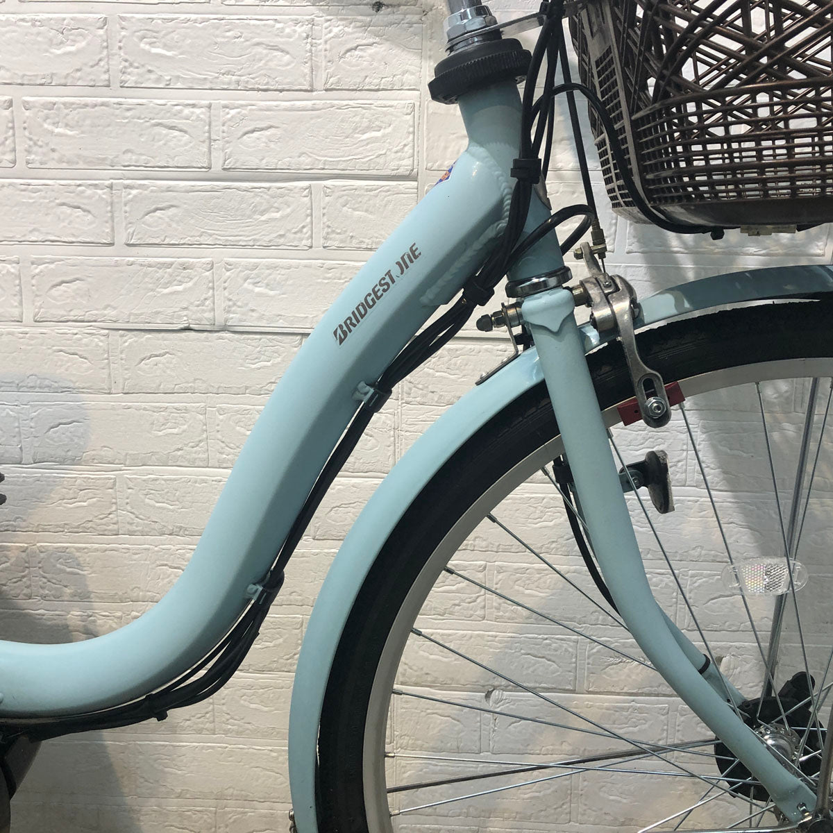中古電動自転車 ブリヂストン アシスタ U STD ブルー 26インチ YE108 