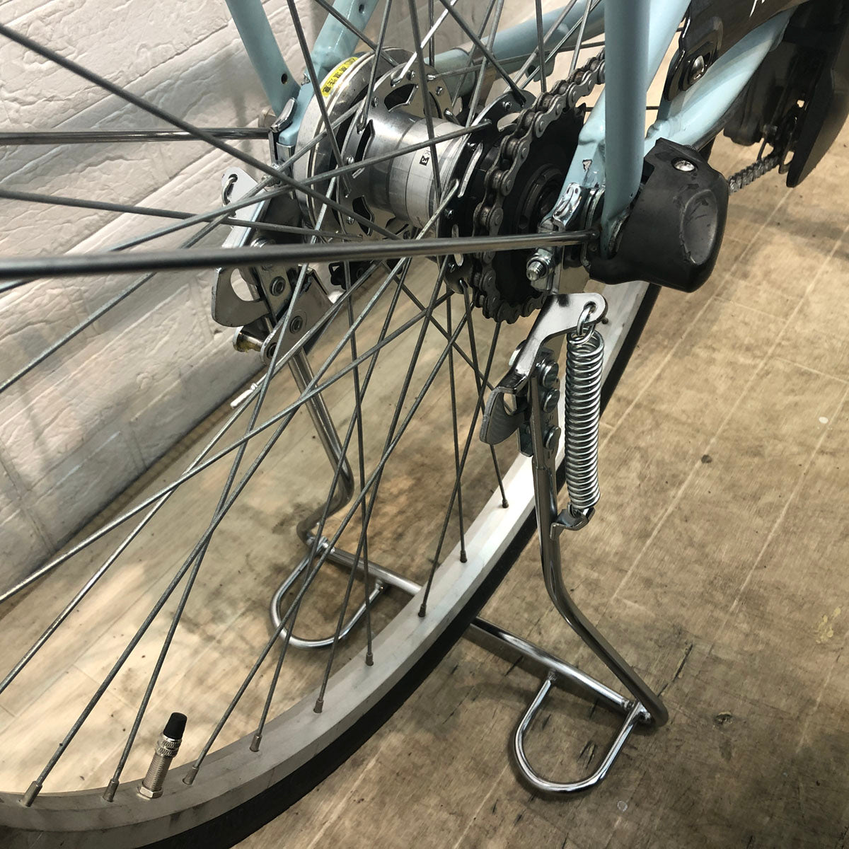 中古電動自転車 ブリヂストン アシスタ U STD ブルー 26インチ YE108