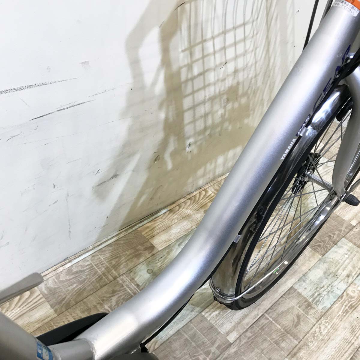 中古電動自転車 ヤマハ PAS ギア シルバー 26インチ KI022