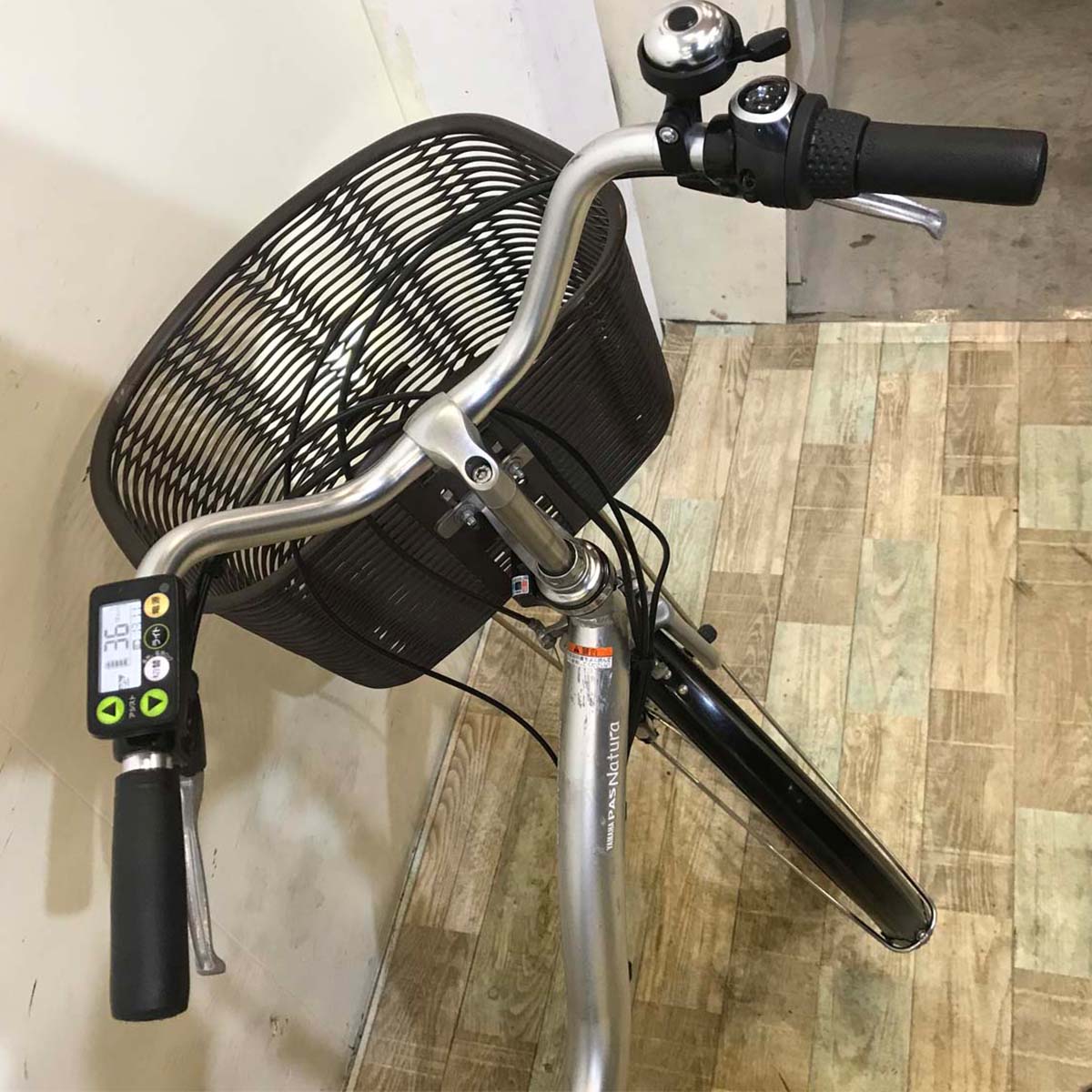 中古電動自転車 ヤマハ PAS ナチュラ XL シルバー 26インチ KD075