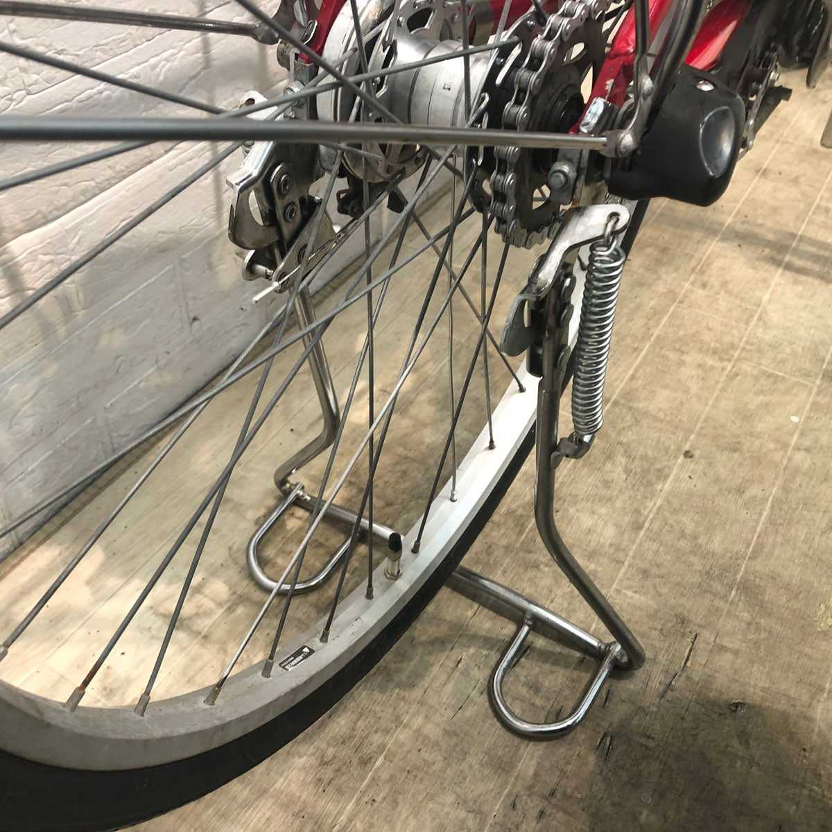 中古電動自転車 ヤマハ PAS ナチュラ M レッド 26インチ YE109