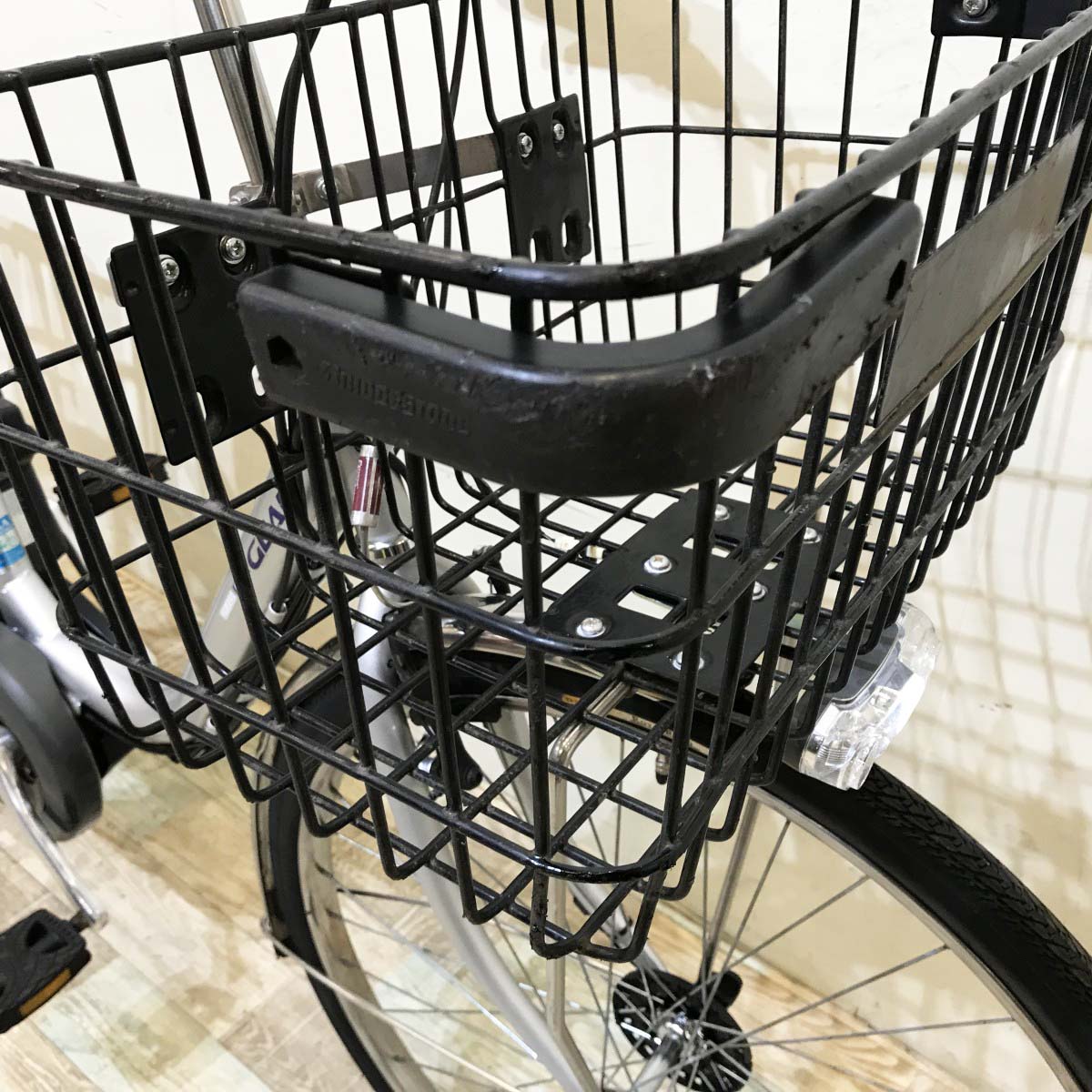 中古電動自転車 ヤマハ PAS ギア シルバー 26インチ KI022