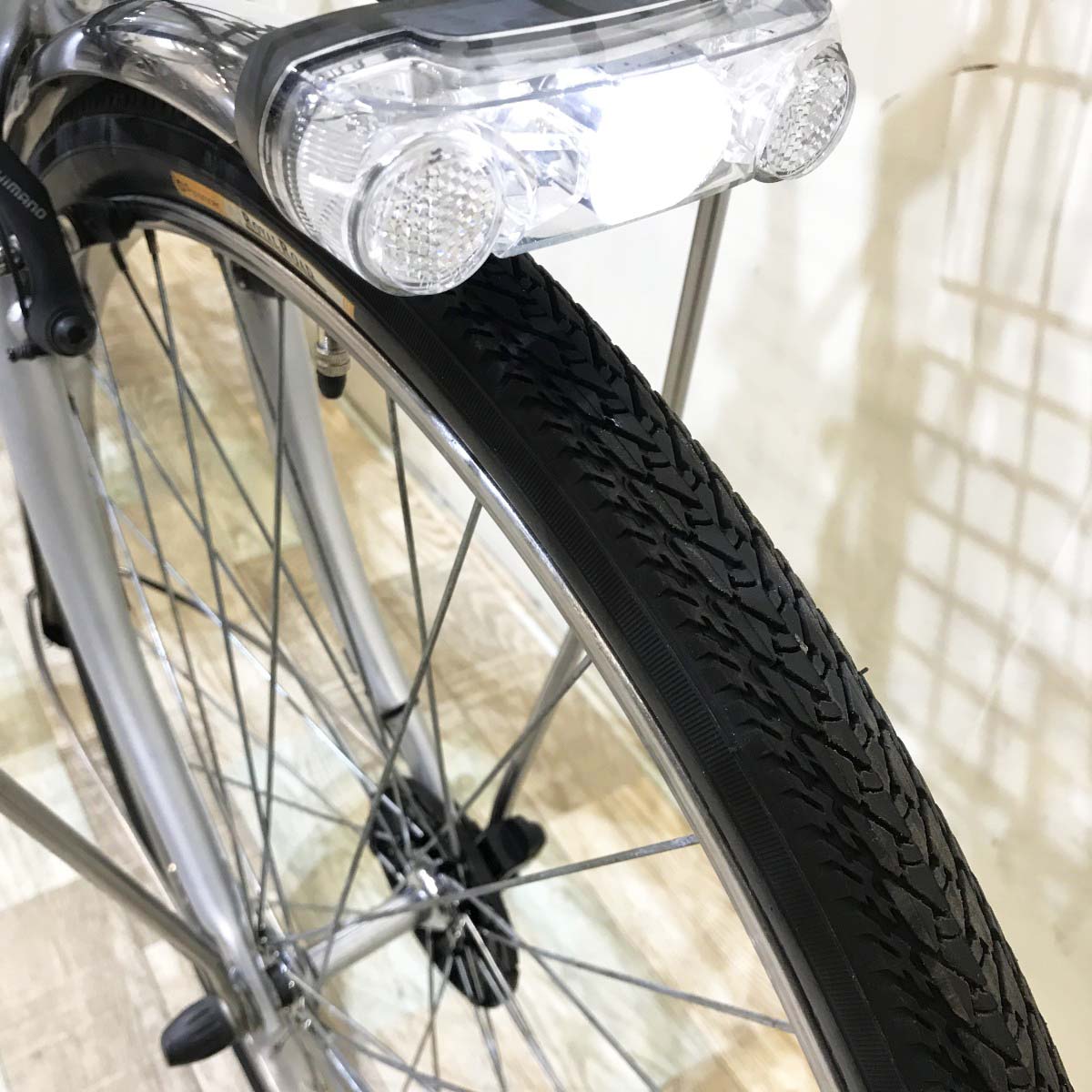 中古電動自転車 ヤマハ PAS ギア シルバー 26インチ KI022